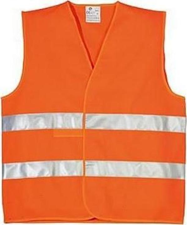 Bestguard İşçi Tipi Reflektörlü Turuncu İkaz Yeleği - Image 1