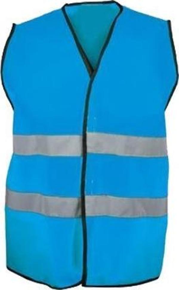 Bestguard İşçi Tipi Reflektörlü Mavi İkaz Yeleği - Image 1