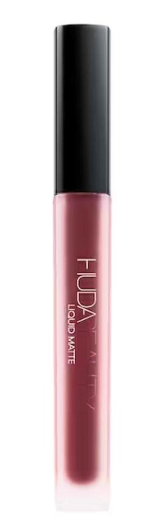 HUDA BEAUTY Liquid Matte Long Wear Lipstick Famous- Mat Bitişli Likit Ruj - Image 1