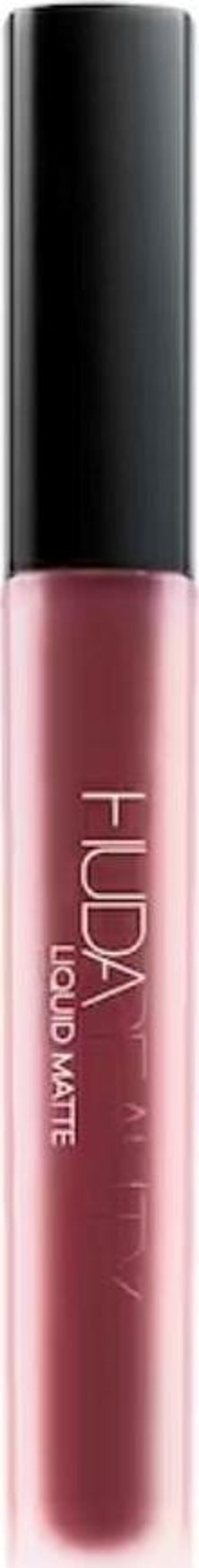 HUDA BEAUTY Liquid Matte Long Wear Lipstick Famous- Mat Bitişli Likit Ruj - Image 1