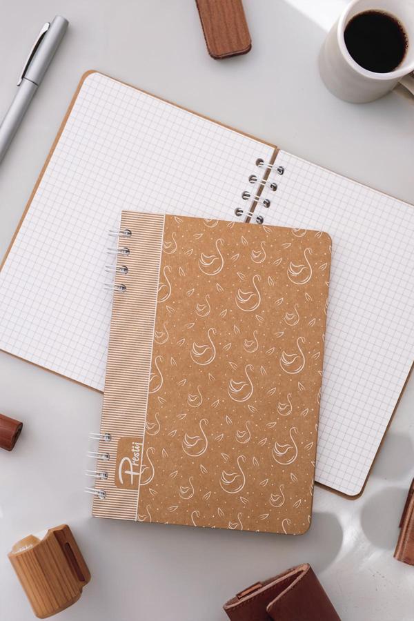 Prestij Swan Kraft Kareli Defter - Image 1
