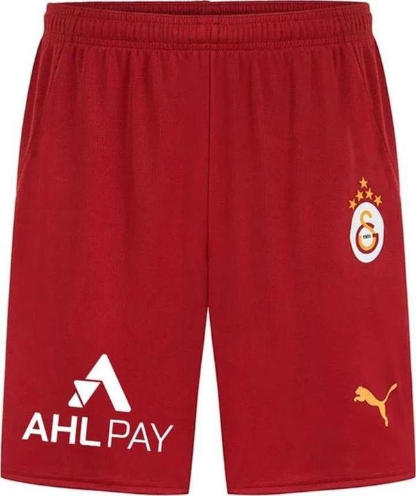 Galatasaray Orijinal Lisanslı 24/2025 A Takım 5 Yıldızlı Kırmızı Şort - Image 1