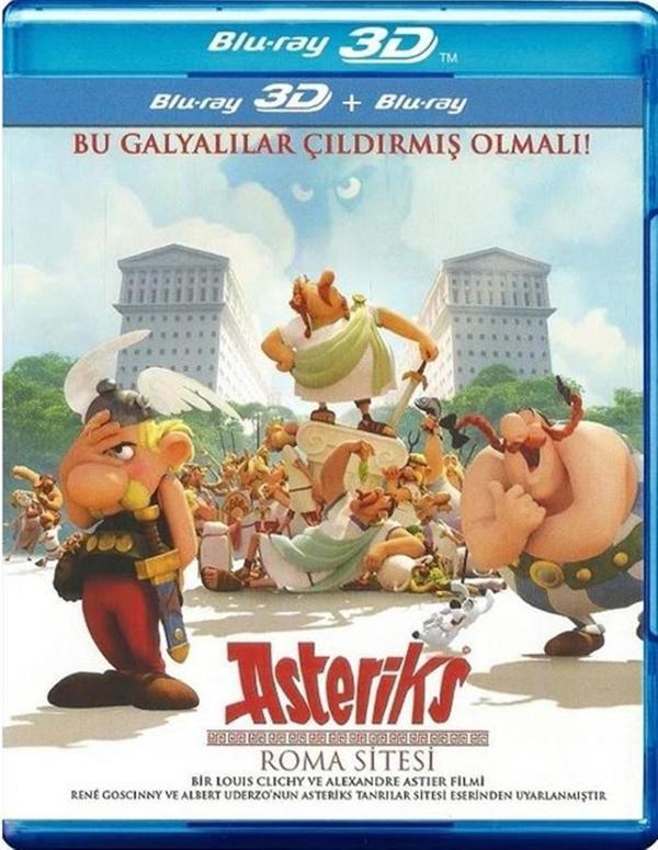 Asteriks Roma Sitesi 3D - Asterix & Obelix: Mansion Of The Gods 3D ( Türkçe Dublaj ) ( Ambalajında - Sıfır ) 3D Blu-Ray Disc - Horizon International - Image 1