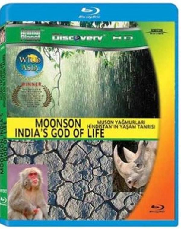 Hindistan'ın Yaşam Tanrısı - Moonson India's God Life ( Türkçe Dublaj ) ( Ambalajında - Sıfır ) Blu-Ray Disc - Horizon International - Image 1