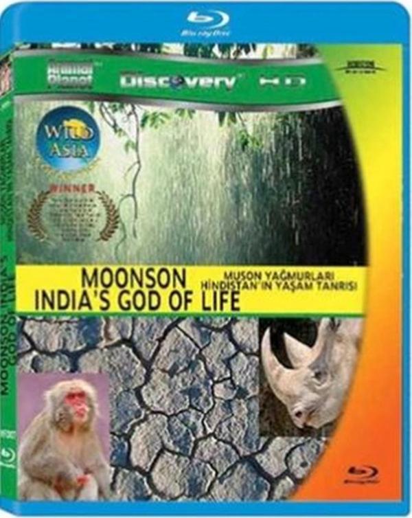 Hindistan'ın Yaşam Tanrısı - Moonson India's God Life ( Türkçe Dublaj ) ( Ambalajında - Sıfır ) Blu-Ray Disc - Horizon International - Image 1