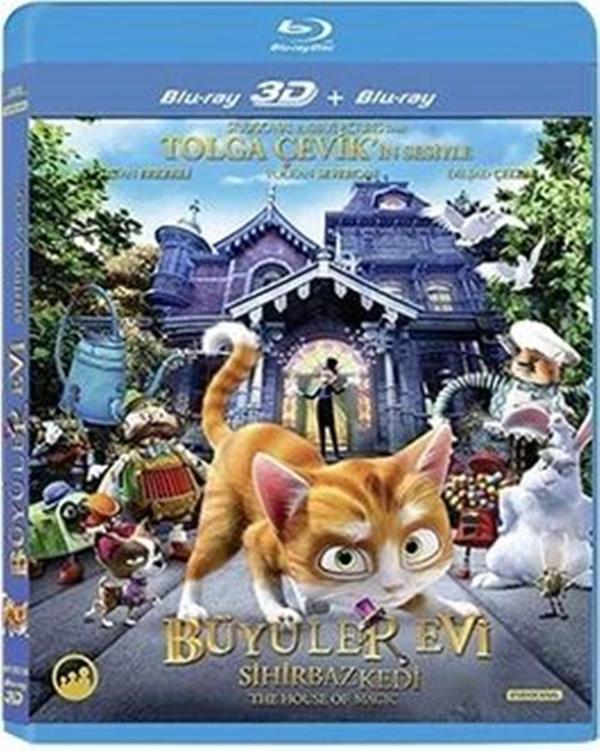 Sihirbaz Kedi : Büyüler Evi 3D - House Of Magic 3D ( Türkçe Dublaj ) ( Ambalajında - Sıfır ) 3D Blu-Ray Disc - Horizon International - Image 1