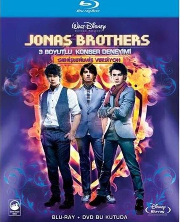 Jonas Brothers 3D Konser Deneyimi ( Türkçe Altyazı ) ( Ambalajında - Sıfır ) 2 Disk - 3D Blu-Ray Disc + DVD - Image 1