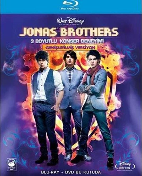 Jonas Brothers 3D Konser Deneyimi ( Türkçe Altyazı ) ( Ambalajında - Sıfır ) 2 Disk - 3D Blu-Ray Disc + DVD - Image 1