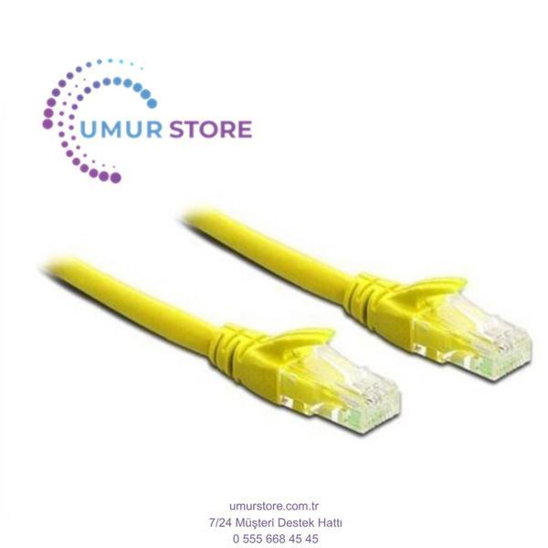 1M Sarı Cat6/Utp Patch Kablo - Image 1
