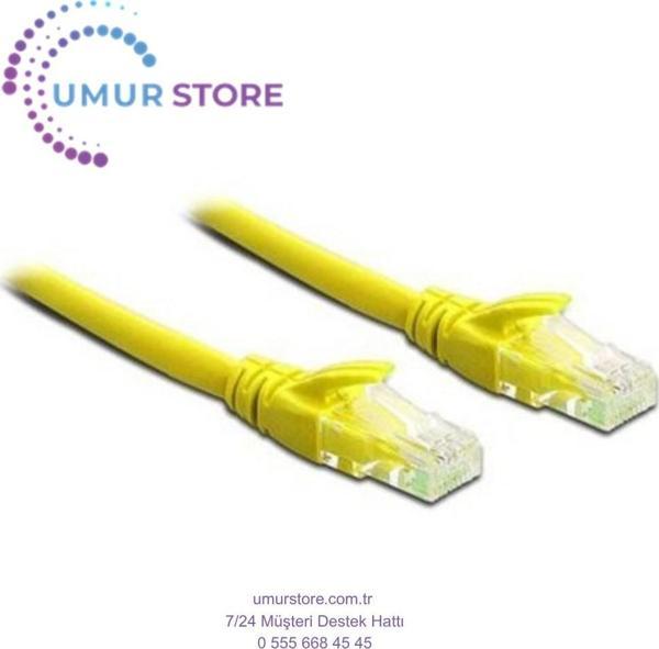 1M Sarı Cat6/Utp Patch Kablo - Image 1