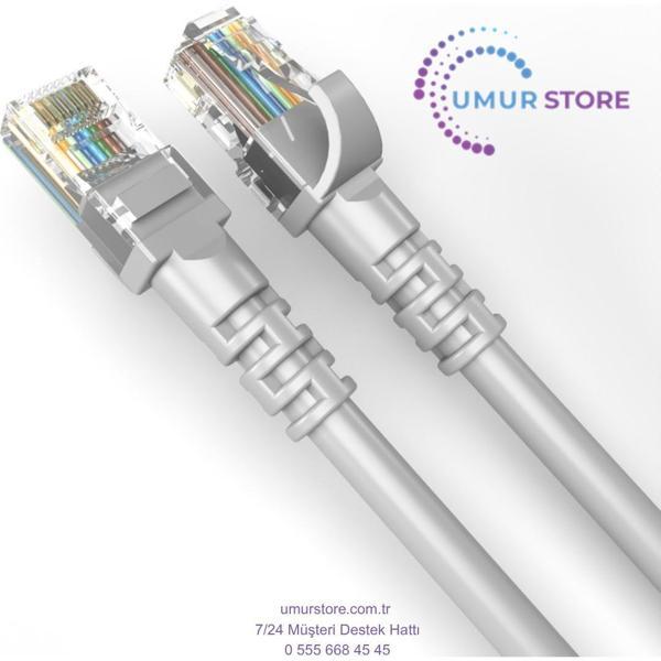 20 Metre Cat6 Network-Ağ-Ethernet Kablosu Gri - Image 1