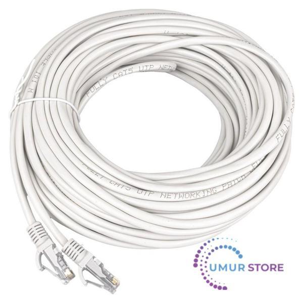 25 Metre Poşetli Gri Cat5 Kablo - Image 1