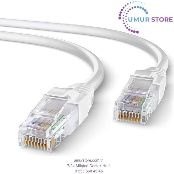 30CM Kısa Cat6 Fabrikasyon Ethernet Lan Ağ Network Patch Kablo - Image 1