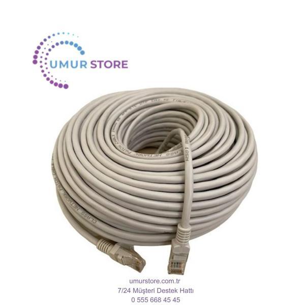 35 M Cat6 Kablosu Ethernet Lan Internet 35 Metre RJ45 Network Kablo - Image 1