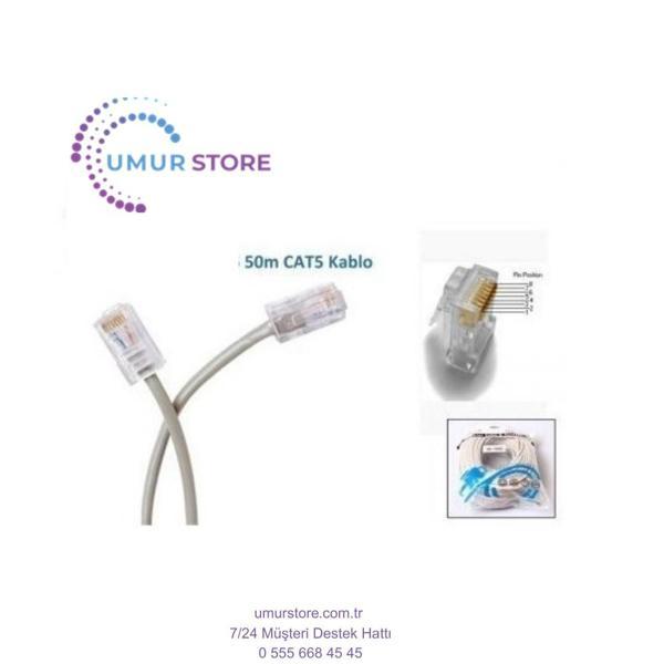 50 Metre Cat5 Utp Patch Cord Kablosu Rj-45 - Image 1