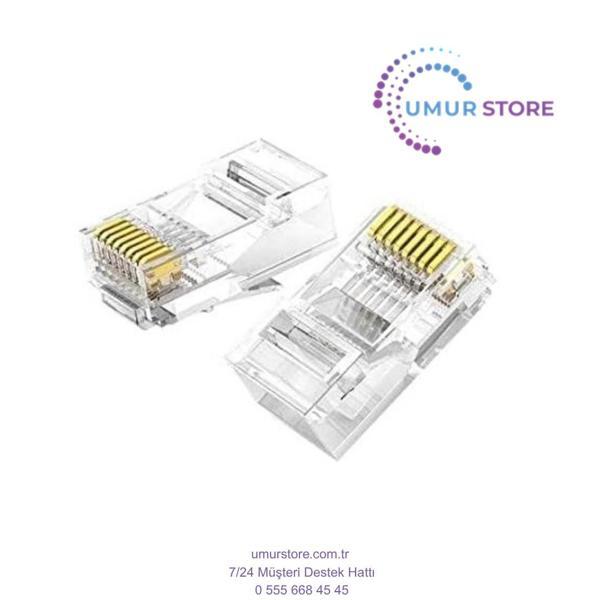 Cat5 Cat6 RJ45 COB8P Jack Ethernet Internet Modem Kablosu Soketi Network Tüm Cat5 Cat6 Uyumlu Soket  - Image 1