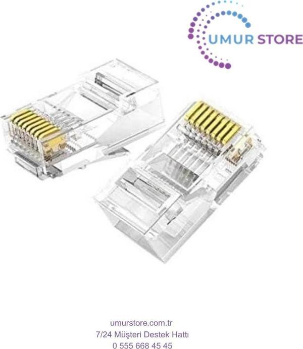 Cat5 Cat6 RJ45 COB8P Jack Ethernet Internet Modem Kablosu Soketi Network Tüm Cat5 Cat6 Uyumlu Soket  - Image 1
