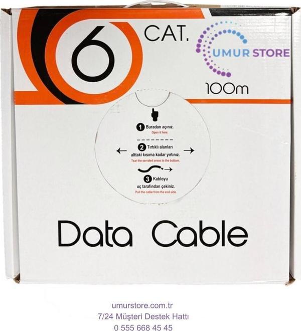 Cat6 U-Utp 100MT 24 Awg (Cca) Network Kablosu - Image 1