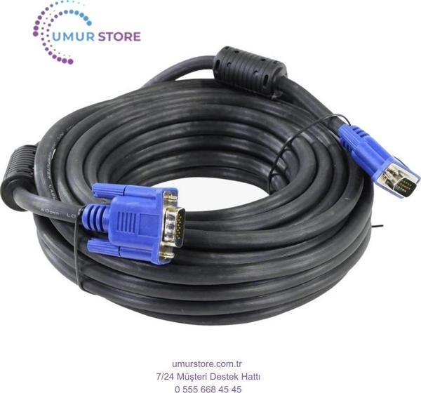 HT-VGA15 VGA M/m 15MT VGA Görüntü Aktarma Kablosu - Image 1