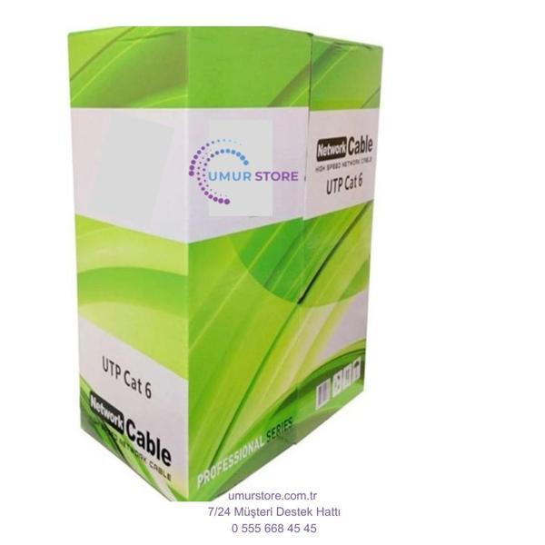 305 Metre x Cat6 23AWG Internet Ethernet Ağ Kablosu Network Internet Kablosu - Image 1