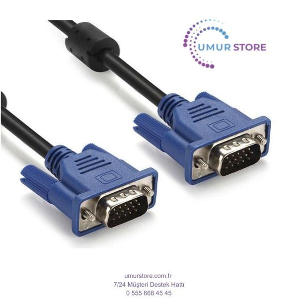VGA Kablo 15 Pin VGA Erkek Erkek Görüntü Kablosu 10 Metre - Image 1