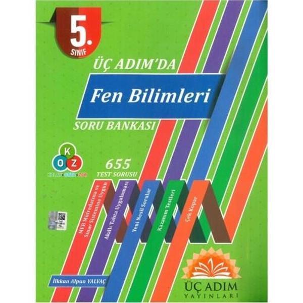 Üç Adım Yayınları 5. Sınıf Üç Adımda Fen Bilimleri Soru Bankası - Üç Adım Yayınları - Image 1