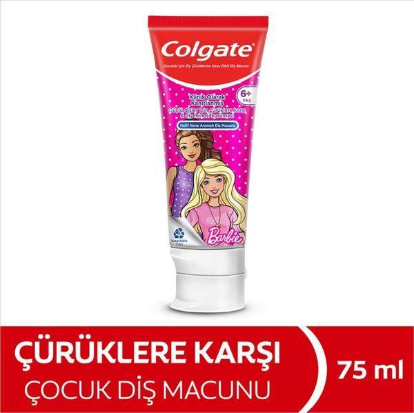 Colgate Barbie Çocuk Diş Macunu 75 Ml - Image 1