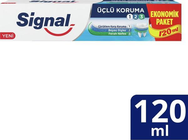 Signal Diş Macunu Üçlü Koruma 120 Ml - Image 1