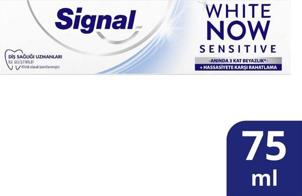 Signal White Now Sensitive Diş Macunu 75 ml - Image 1