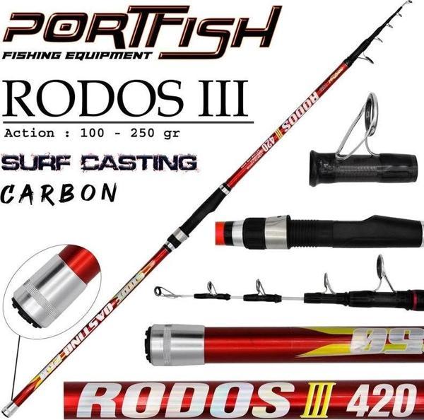 Portfish Rodos 3 Surf 420 cm Olta Kamışı 100-250 gr - Image 1