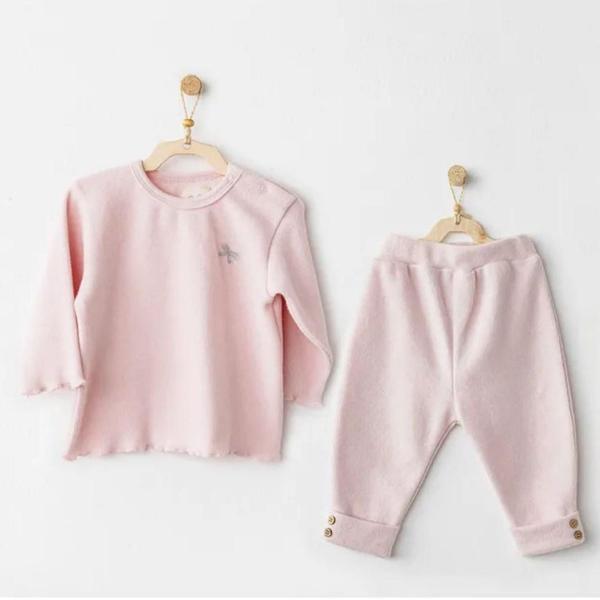 Andywawa 2'li Bebek Takım AC26218 Pembe - Image 1
