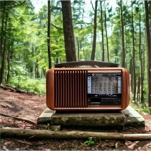 Helsınkı Machıne HS-318BT El Fenerli Şarj Edilebilir Nostaljik Radyo - Image 1