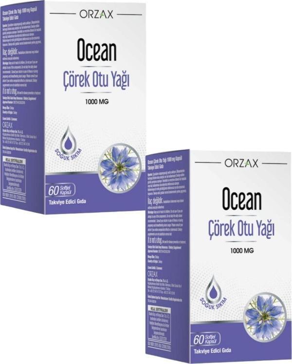 Ocean Çörek Otu Yağı 60 Kapsül x 2 Adet - Image 1