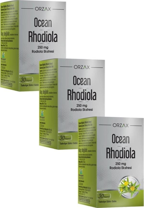 Ocean Rhodiola 250 Mg 30 Kapsül x 3 Adet - Image 1