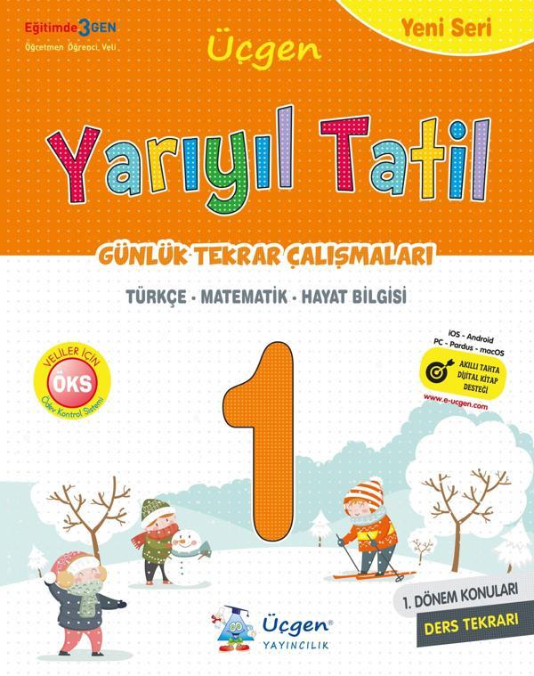 Üçgen Yayınları 1. Sınıf Yaz Tatili 12 Haftalık Tekrar + Deneme - Üçgen Yayıncılık - Image 1