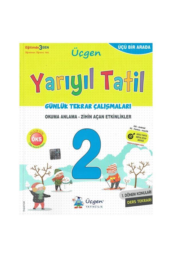 Üçgen Yayınları 2. Sınıf Yarıyıl Tatil Günlük Tekrar Çalışmaları  - Üçgen Yayıncılık - Image 1
