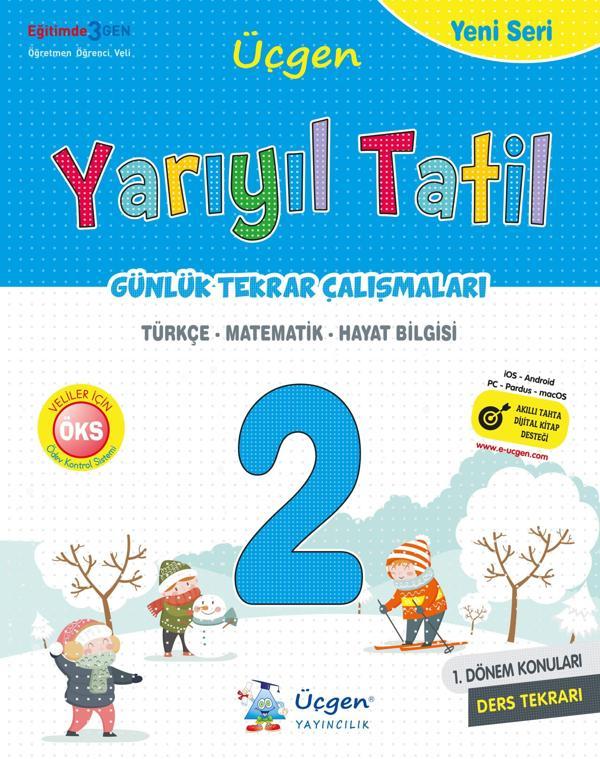Üçgen Yayınları 2. Sınıf Yaz Tatili 12 Haftalık Tekrar + Deneme - Üçgen Yayıncılık - Image 1