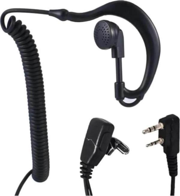 ASELSAN A446 / PMR-446 Uyumlu Spiral Arkalıklı Telsiz Kulaklık - Image 1