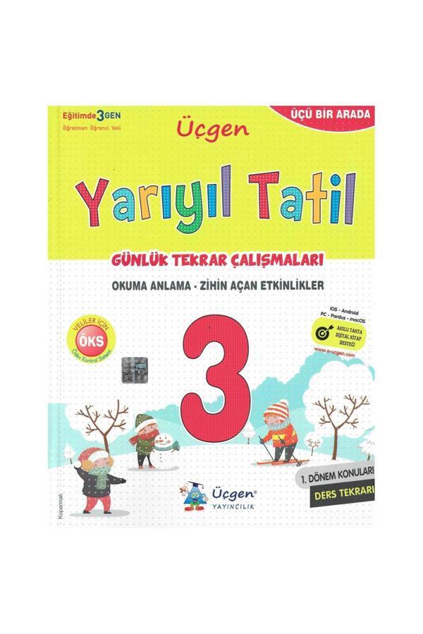 Üçgen Yayınları 3. Sınıf Yarıyıl Tatil Günlük Tekrar Çalışmaları  - Üçgen Yayıncılık - Image 1