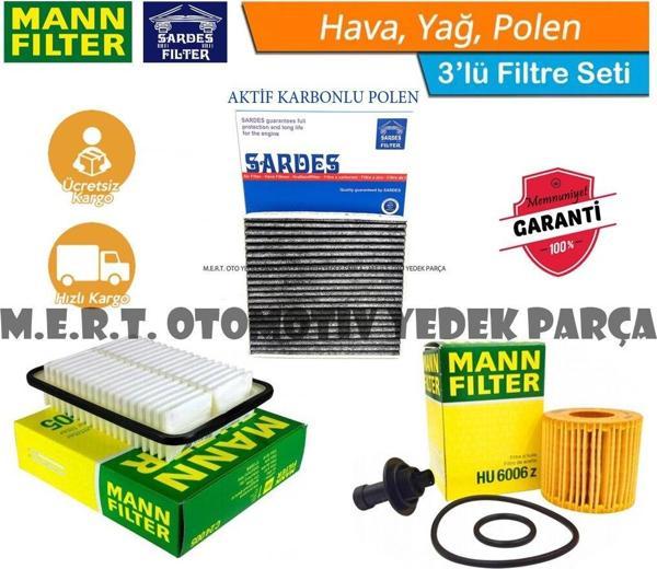 Toyota Auris 1.33 Benzinli Filtre Bakım Seti (2009-2018) (483847213) - Image 1