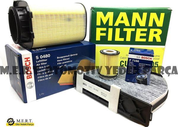 Mercedes W212 E250 Benzinli Filtre Bakım Seti (2013-2016) (483536163) - Image 1