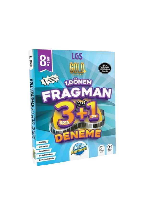Ünlüler Yayınları 8. Sınıf Fragman 1.Dönem 3+1 Deneme - Ünlüler Yayınları - Image 1