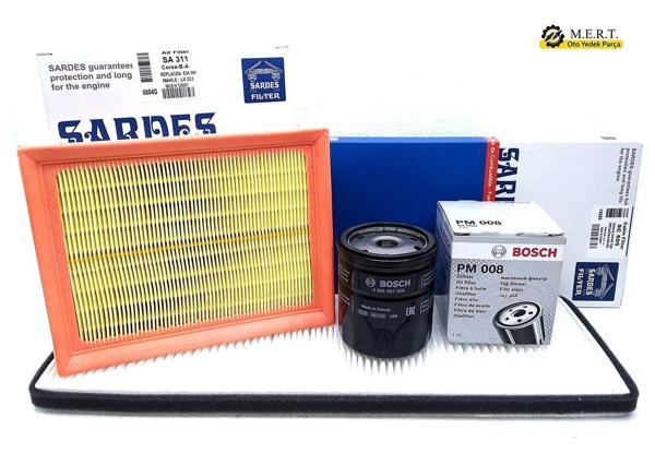 Opel Corsa B Filtre Bakım Seti 1.4 / 1.6 Benzin&Lpg Klimalı - Image 1