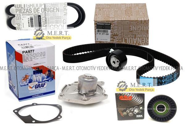 Fluence 1.5 Dci Euro 4 Triger Devirdaim Kayış Bakım Set 2010-2011 - Image 1