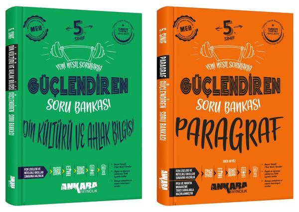 Ankara 2025 5. Sınıf Din Kültürü + Paragraf Güçlendiren Soru Bankası Seti 2 Kitap Güncel Müfredat - Image 1