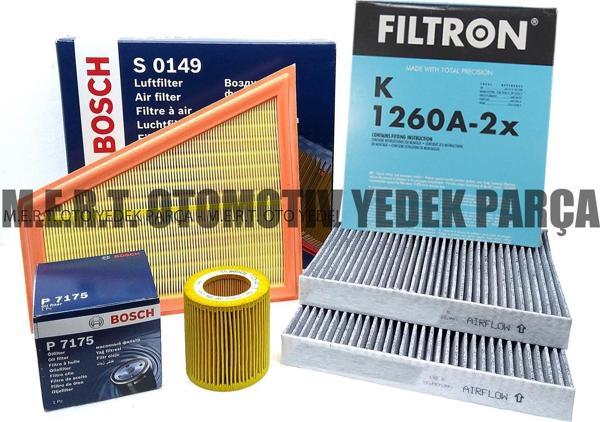 BMW F10 5.20i Benzinli Filtre Bakım Seti 2012-2016 - Image 1