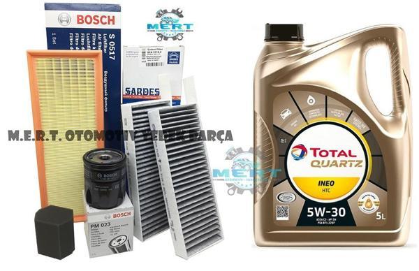 Peugeot 308 1.2 Puretech Filtre Seti ve İneo Htc Motor Yağı 130 HP - Image 1