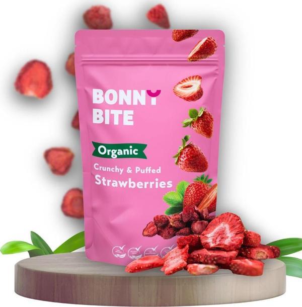 Bonny Bite Kurutulmuş Çıtır Çilek Atıştırmalığı (18Gr) - Image 1