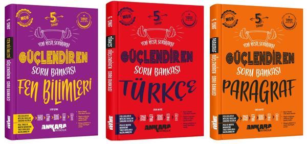 Ankara 2025 5. Sınıf Fen Bilimleri + Türkçe + Paragraf Güçlendiren Soru Bankası Seti 3 Kitap Güncel Müfredat - Image 1
