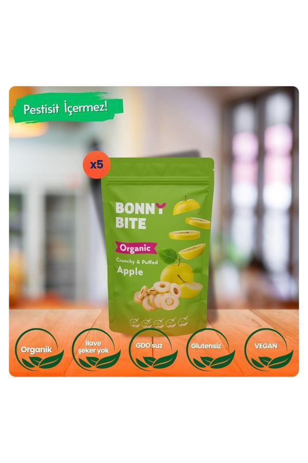 Bonny Bite Kurutulmuş Çıtır Elma Atıştırmalığı 5'Li Paket (18Grx5) - Image 1